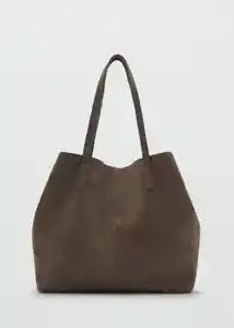 Bolso G Bassi Khaki Talla 99 Mujer Mango