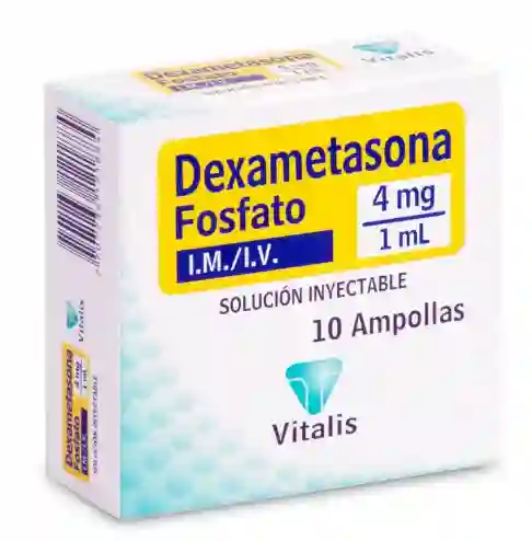 Vitalis Solución Inyectable Dexametasona Fosfato (4 mg)