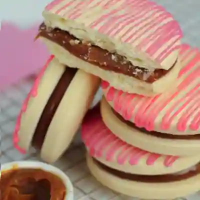 Caja alfajores x3