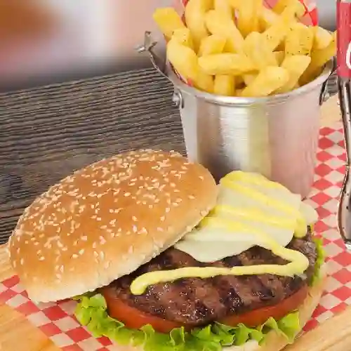 Combo Hamburguesa Sencilla