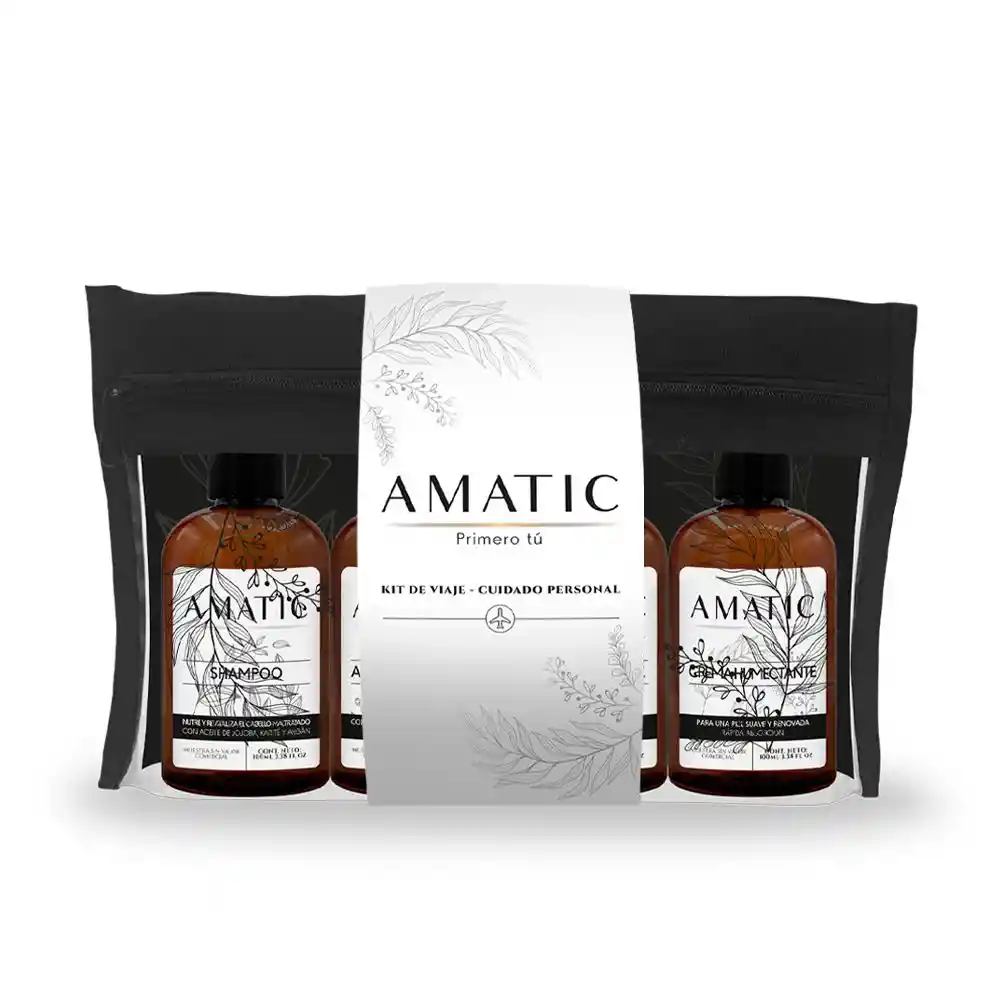 Kit Viajero Aseo Personal Amatic Cosmetics