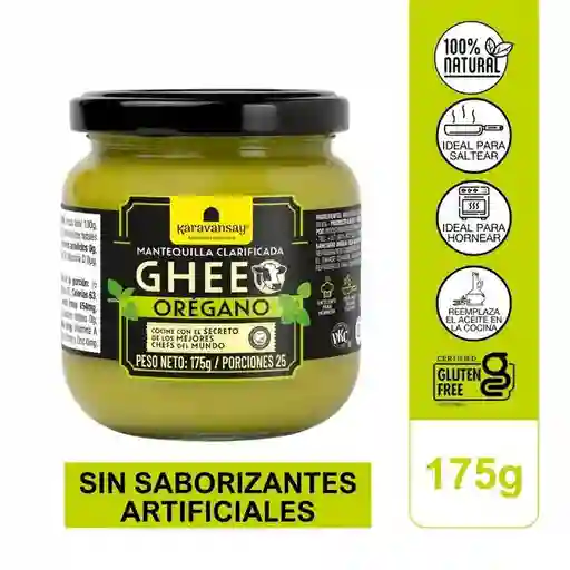 Ghee Mantequilla Clarificada de Orégano