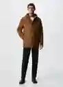 Abrigo Medina-I Camel Talla Xs Hombre Mango