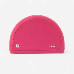 Gorro De Natación En Tela Revestida De Silicona Talla S Rosa