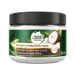 Mascarilla Intensiva Herbal Essences Bio:Renew Tratamiento Capilar Leche de Coco y Aloe 300 ml