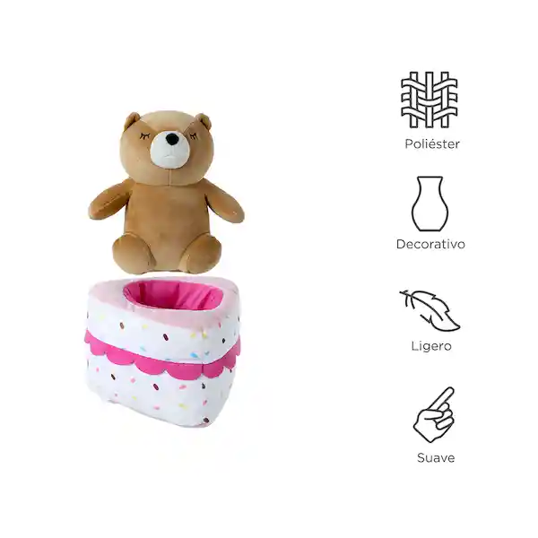 Miniso Peluche de Oso Polar Mini Cake