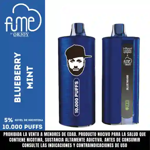 Fume Vapeador Nicky Jam Blue Miami 10000 Puffs 5%