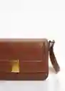 Bolso M Luxor Cuero Talla 99 Mujer Mango