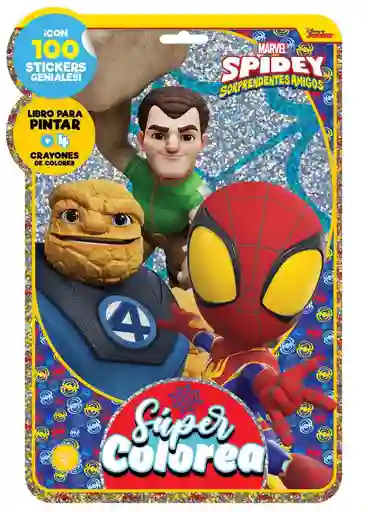 Libro Super Colorea Spidey Marvel Marvel