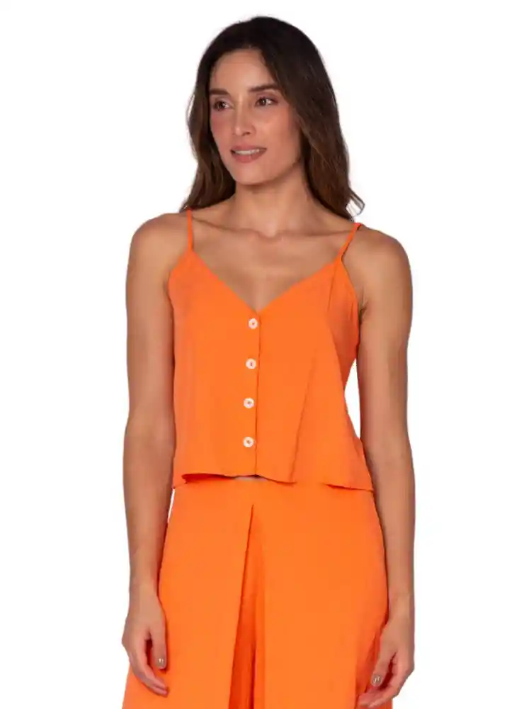 Blusa Manga Sisa S-naranja