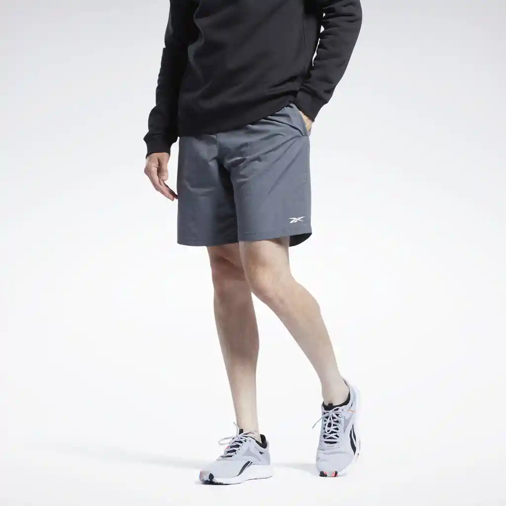 Id Train Utility Short Talla L Pantalones Y Lycras Gris Para Hombre Marca Reebok Ref: 100043430