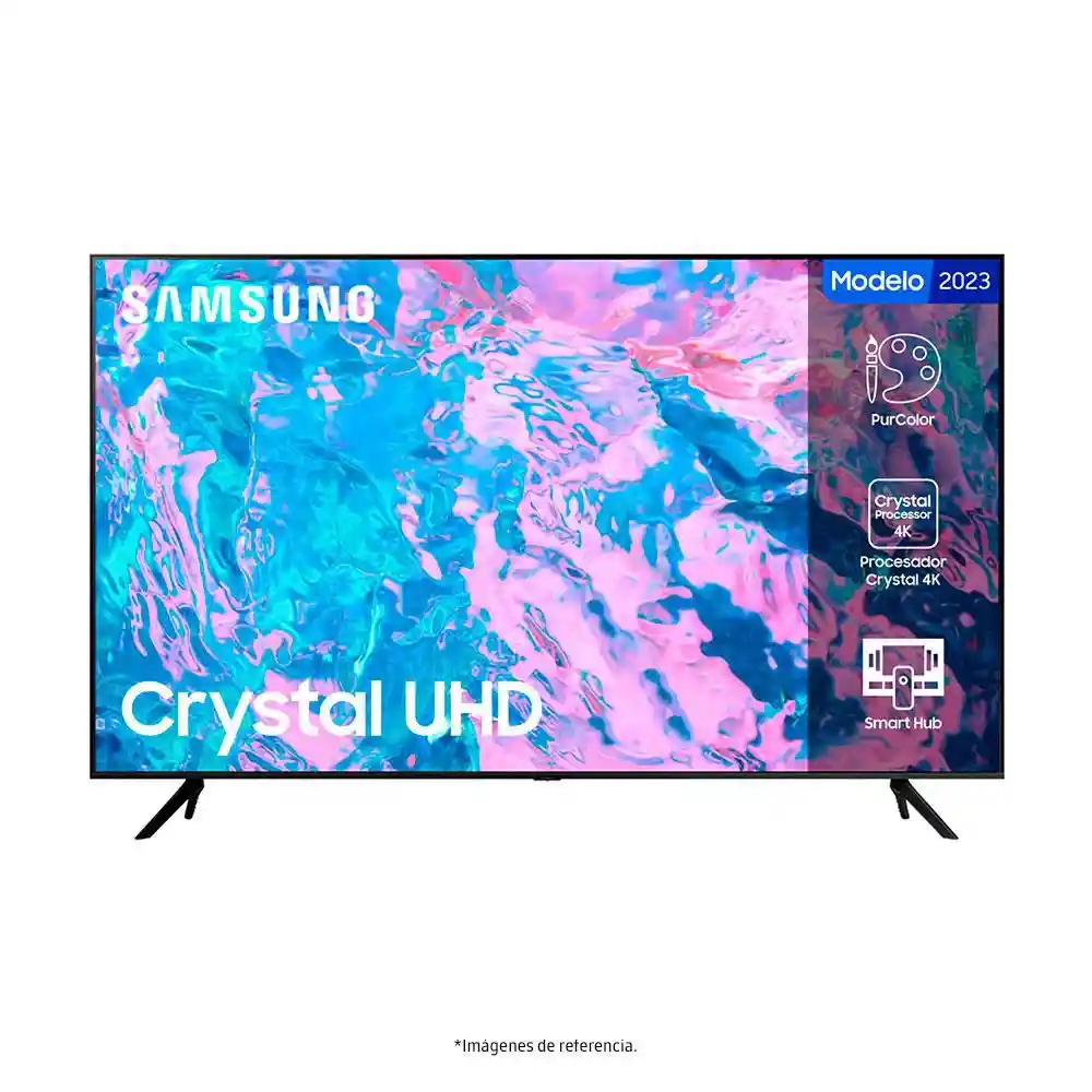 Televisor Samsung 50 Pulgadas Led Uhd4k Smart Tv Un50cu7000kxzl