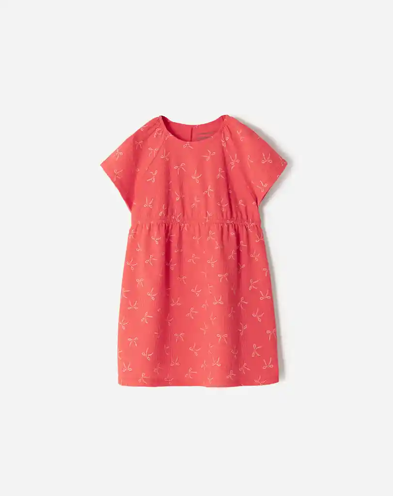 Vestido Manga Corta Tejido Estructurado Bebita Kawaw Baby Fresh Talla 6t