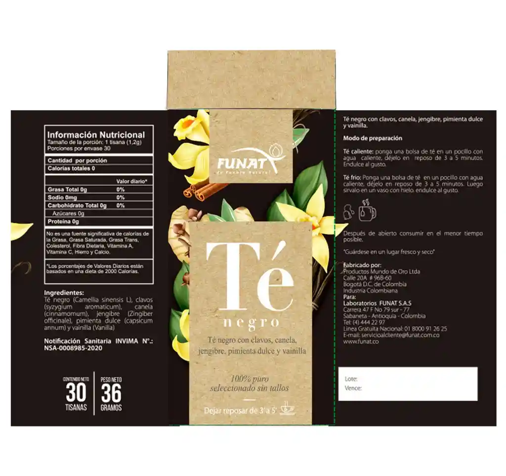 Funat té Negro
