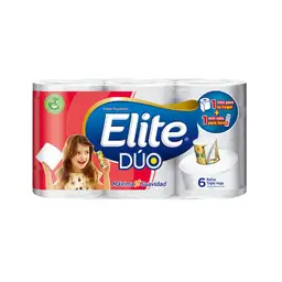 Elite Papel Higiénico Triple Hoja Dúo
