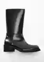 Botines es Crac Negro Talla 37 Mujer Mango