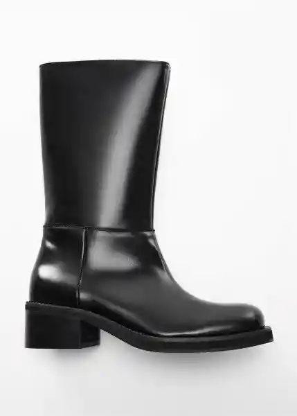 Botines es Crac Negro Talla 37 Mujer Mango