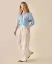 Pantalón Crudo Novia Claro Talla 8 433G015 Esprit