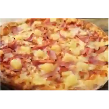Pizza hawaiana mediana