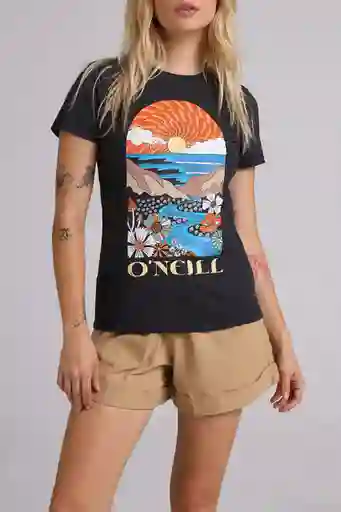 Camiseta Manga Corta Standard Fit High Road Mujer Talla L Oneill