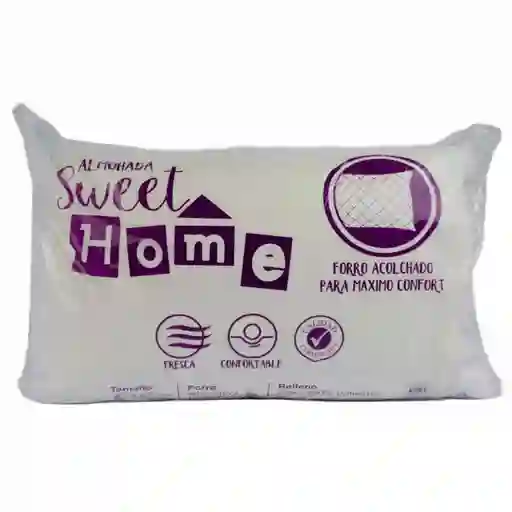 Sweet Home Almohada Acolchado Polyester Azul 45 x 65 cm