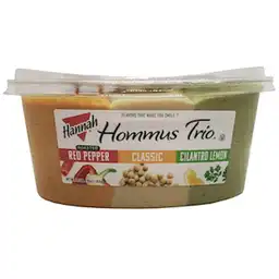 Hannah Hummus de Tres Piezas