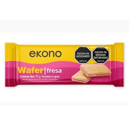 Galleta Wafer Taco Fresa Ekono