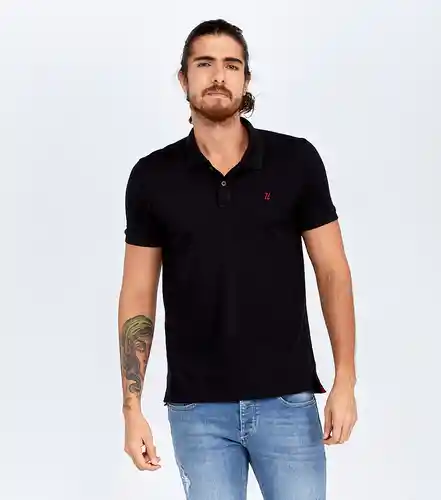 Unser Camiseta Polo Negro Talla XXL 811022