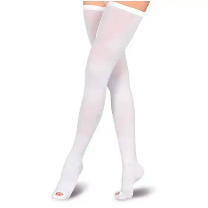 Medivaric Medias Antiembólicas Blancas Talla L Unisex