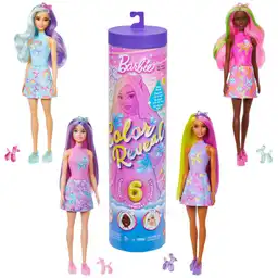 Barbie Color Reveal Muñeca Animalitos Con Globos