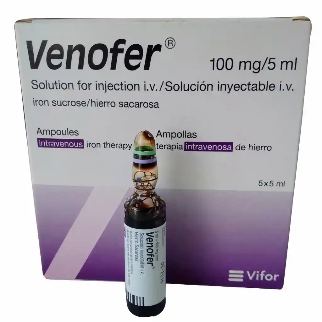 Venofer 100Mg Iny Cj X 5