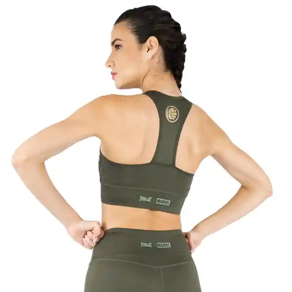 Everlast Top Deportivo Polyspx Hulk Khaki Feminino Talla XS