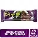 Drácula Chocolatina con Leche Rellena de Fresa