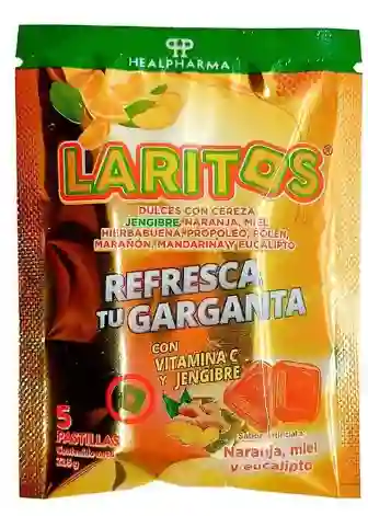 Laritos Dule Para la Garganta Naranja Miel