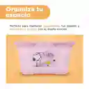 Organizador de Plástico Mini Cesta Snoopy Color Morado Miniso