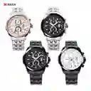 Curren Reloj Para Hombre Plateado Cur8082Slbk