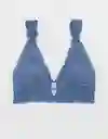 Top Bralette Aerie Azul Talla Small American Eagle