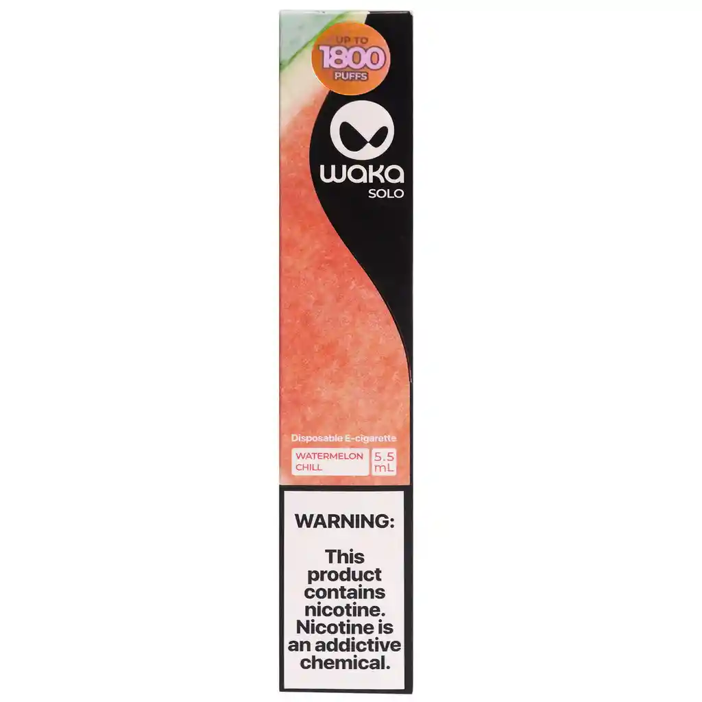 WAKA SOLO  VapeWatermelon Chill-5% 1.800 puff