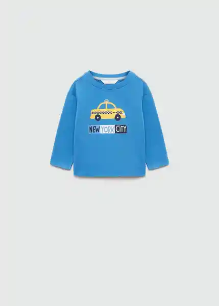 Camiseta Taxi Electrico Talla 72 Niños Mango