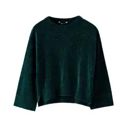 Buzo Tejido Con Cuello Redondo Manga Larga Femenino Luxu Gef Talla M