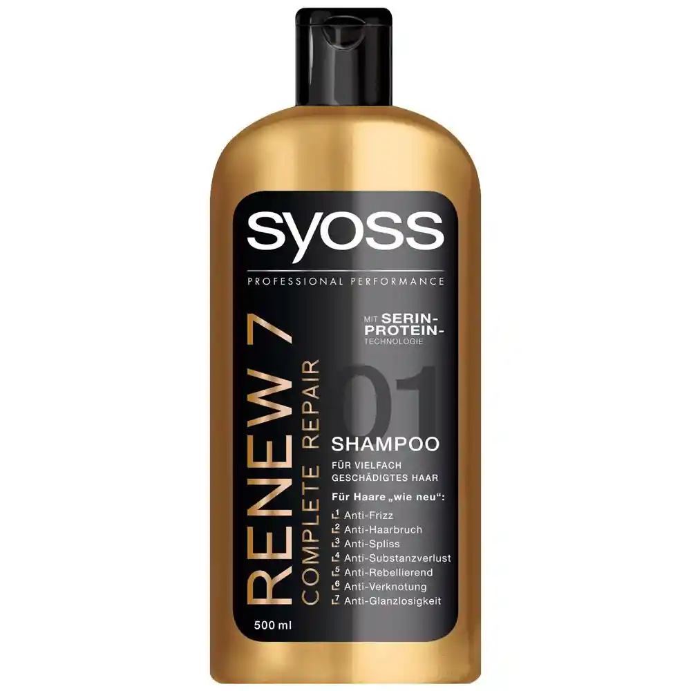 Syoss Shampoo Complejo Renovador Repara 7