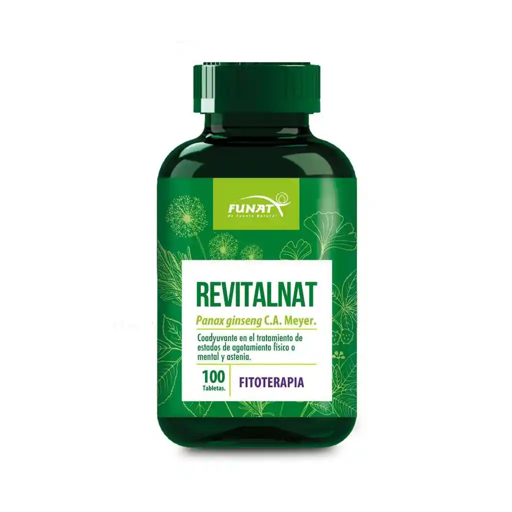 Revitalnat Tabletas Fitoterapia Panax Ginseng