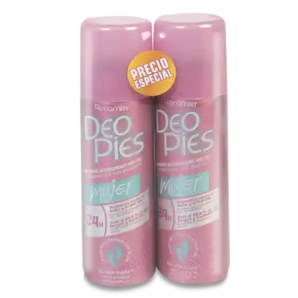   Deo Pies  Desodorante Antitranspirante Pies Mujer 