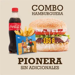 Combo hamburguesa pionera 105 g