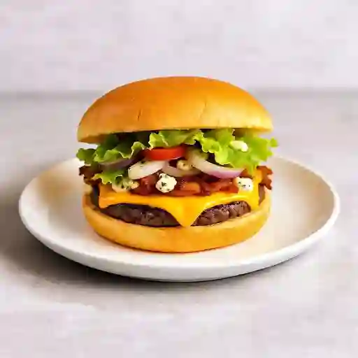 Hamburguesa Clasica Fuego Azul