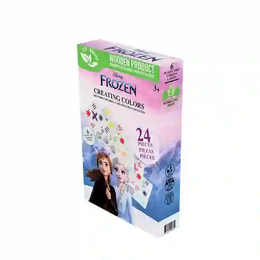 Tarjetas Didácticas Colores Frozen Ronda