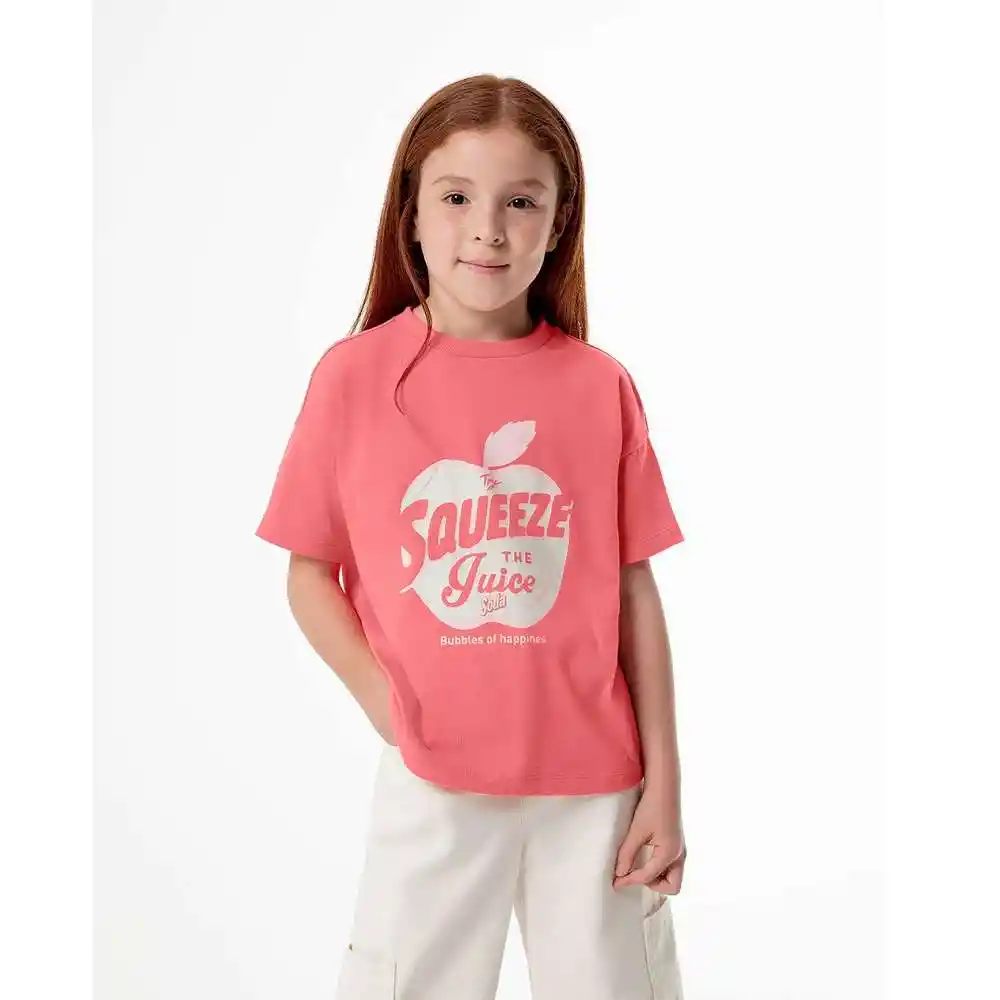Camisetas en Algodon Kids Femenino Lendy Kd Gef