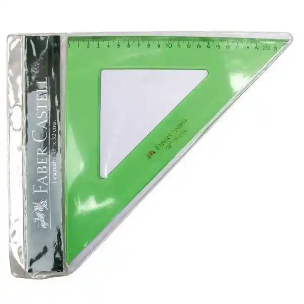 Escuadra Faber Castell 45° X 32 Cm