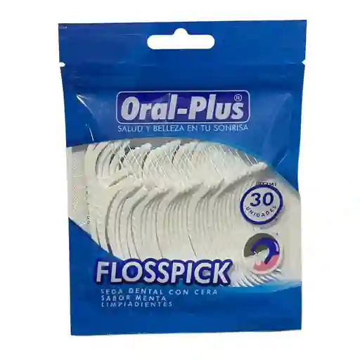 Flosspick- Blanco Oral-plus 30 Und