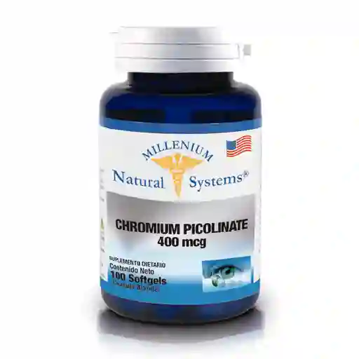 Natural Systems Chromiun Picolinato (400 mcg)